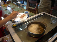 ＩＨクッキング体験（鶏のから揚げ）